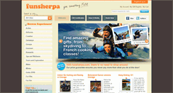 Desktop Screenshot of funsherpa.com